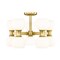Z-Lite Artemis Semi Flush Mount, 10-Light, 21 In.W x 13.75 In.H, Modern Gold/Matte Opal 494-10SF-MGLD - alternate 7